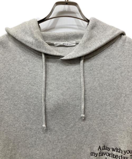 Plage（プラージュ）Plage (プラージュ) les Tendre shishuu フーディー グレー サイズ:FREEの古着・服飾アイテム