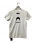 MARINE SERRE (マリーンセル) nubian (ヌビアン) 別注ORGANIC COTTON 1X1 RIB T-SHIRT ホワイト サイズ:M：10000円