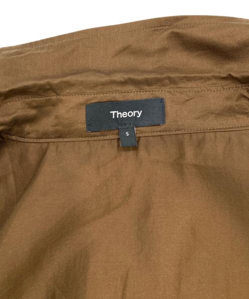 theory（セオリー）theory (セオリー) Sheer Shirting BF Shirt ブラウン サイズ:Sの古着・服飾アイテム