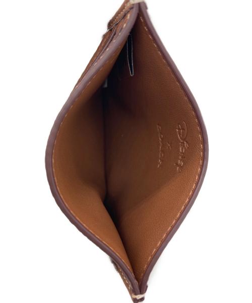 COACH（コーチ）COACH (コーチ) DISNEY (ディズニー) スリム ID カード ケース ブラウンの古着・服飾アイテム