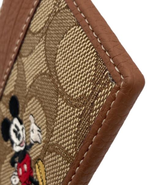 COACH（コーチ）COACH (コーチ) DISNEY (ディズニー) スリム ID カード ケース ブラウンの古着・服飾アイテム