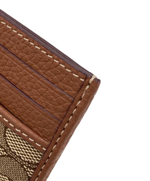 COACH（コーチ）COACH (コーチ) DISNEY (ディズニー) スリム ID カード ケース ブラウンの古着・服飾アイテム