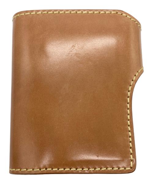 mama kin（ママ キン）mama kin (ママ キン) LEATHER RIDERS WALLET ベージュの古着・服飾アイテム