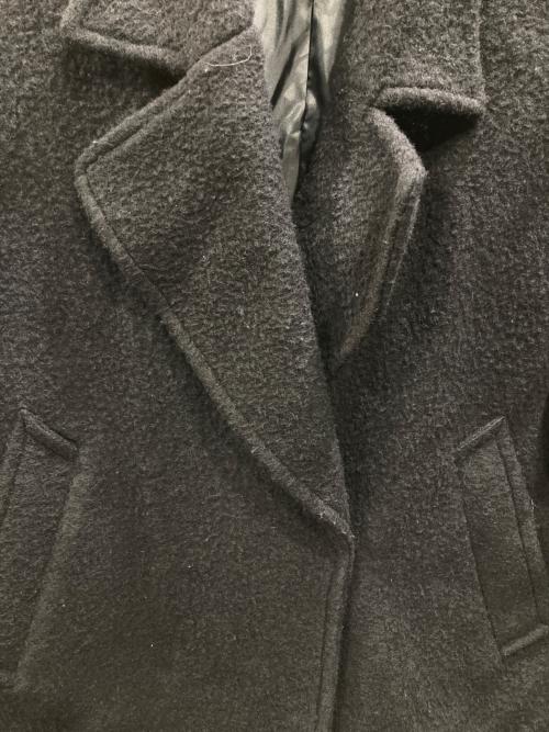 BABYLONE（バビロン）BABYLONE (バビロン) ナッピングミドルコート ブラック サイズ:SIZE Fの古着・服飾アイテム