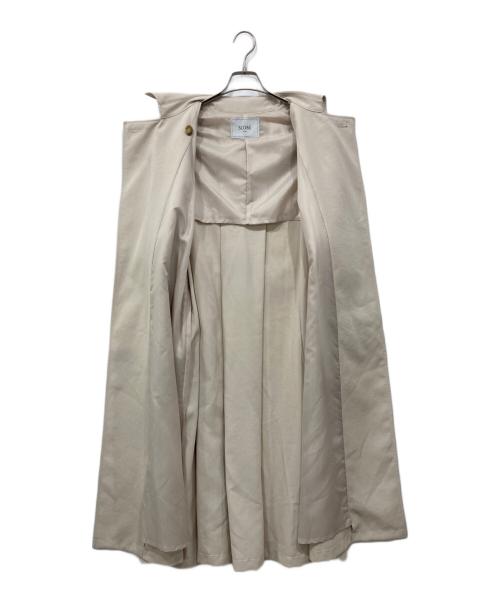 SLOBE IENA（スローブ イエナ）SLOBE IENA (スローブ イエナ) ウオッシャブルニュアンスコート ベージュ サイズ:38の古着・服飾アイテム