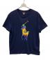 POLO RALPH LAUREN（ポロ・ラルフローレン）の古着「ビッグポニープリントTシャツ」｜ネイビー