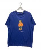 POLO RALPH LAURENポロ・ラルフローレン）の古着「ポロベアプリントTシャツ」｜ネイビー