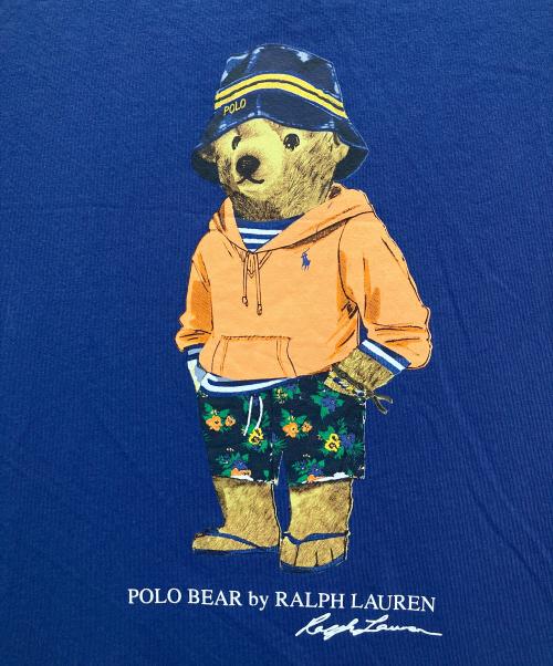 POLO RALPH LAUREN（ポロ・ラルフローレン）POLO RALPH LAUREN (ポロ・ラルフローレン) ポロベアプリントTシャツ ネイビー サイズ:XLの古着・服飾アイテム
