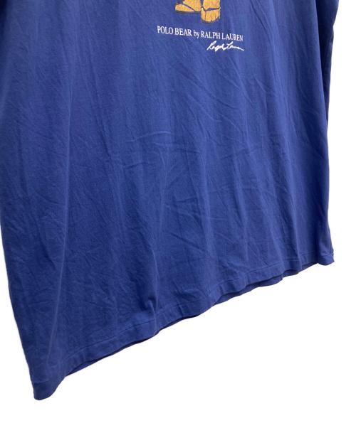 POLO RALPH LAUREN（ポロ・ラルフローレン）POLO RALPH LAUREN (ポロ・ラルフローレン) ポロベアプリントTシャツ ネイビー サイズ:XLの古着・服飾アイテム