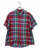 POLO RALPH LAURENポロ・ラルフローレン）の古着「チェックBDシャツ」｜レッド