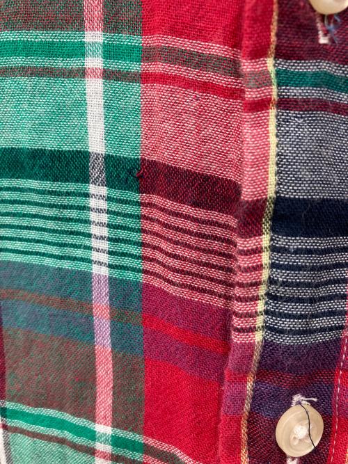 POLO RALPH LAUREN（ポロ・ラルフローレン）POLO RALPH LAUREN (ポロ・ラルフローレン) チェックBDシャツ レッド サイズ:XLの古着・服飾アイテム