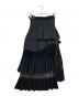 UNITED TOKYO (ユナイテッドトーキョー) プリーツレイヤードスカート ブラック サイズ:1 未使用品：7000円