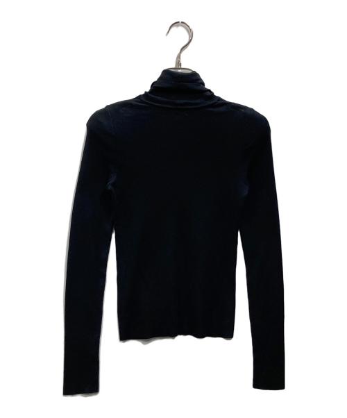 FOXEY（フォクシー）FOXEY (フォクシー) ピュアカシミヤタートルネックニット ブラック サイズ:38の古着・服飾アイテム