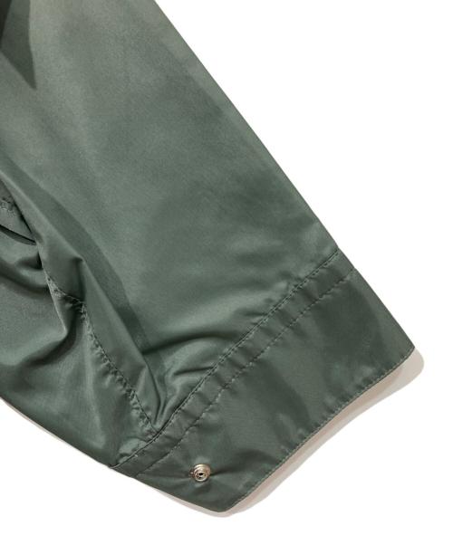 ALMOSTBLACK（オールモストブラック）ALMOSTBLACK (オールモストブラック) SHIRTS COAT グリーン サイズ:2の古着・服飾アイテム