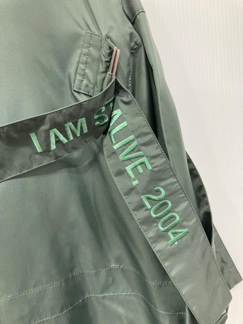 ALMOSTBLACK（オールモストブラック）ALMOSTBLACK (オールモストブラック) SHIRTS COAT グリーン サイズ:2の古着・服飾アイテム