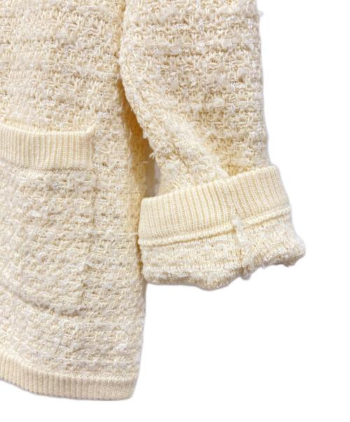 JOURNAL STANDARD relume（ジャーナルスタンダード レリューム）JOURNAL STANDARD relume (ジャーナルスタンダード レリューム) TWEEDYニットジャケット ベージュ サイズ:Freeの古着・服飾アイテム