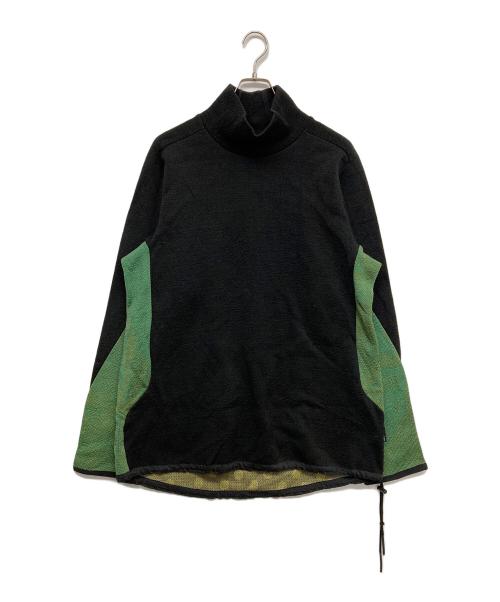 BYBORRE（バイボレ）BYBORRE (バイボレ) タートルネックスウェット ブラック サイズ:Mの古着・服飾アイテム