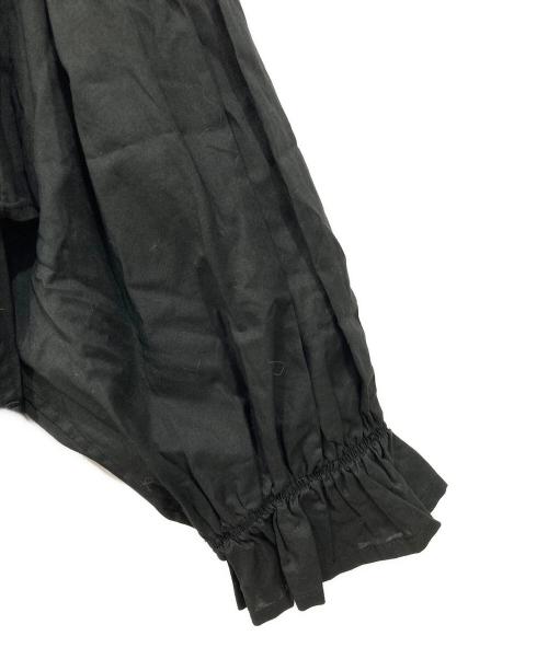 CASA FLINE（カーサフライン）CASA FLINE (カーサフライン) フリルカラーボリュームドレス ブラック サイズ:Freeの古着・服飾アイテム