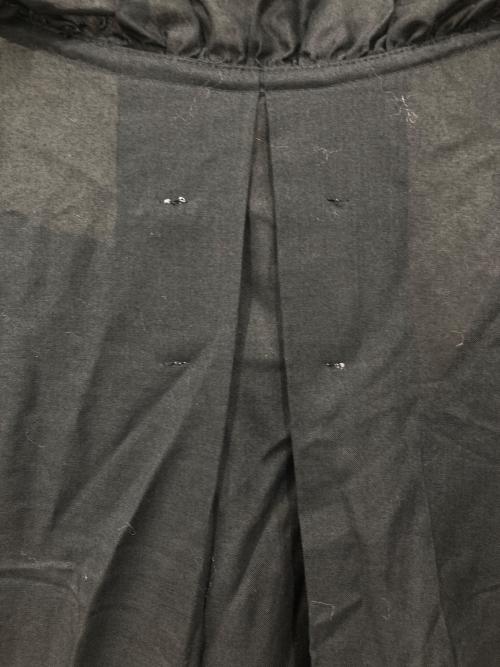 CASA FLINE（カーサフライン）CASA FLINE (カーサフライン) フリルカラーボリュームドレス ブラック サイズ:Freeの古着・服飾アイテム