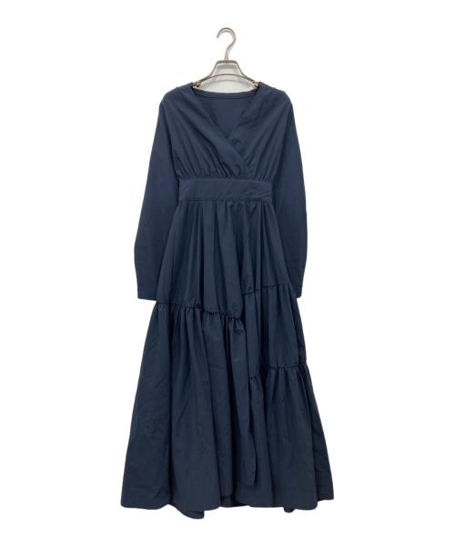 Noble（ノーブル）Noble (ノーブル) ランダムティアードワンピース ネイビー サイズ:34の古着・服飾アイテム