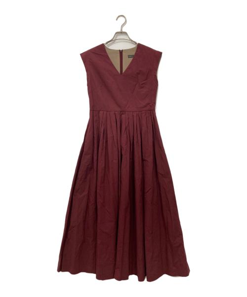 Noble（ノーブル）Noble (ノーブル) コットンタイプライターワンピース レッド サイズ:記載なしの古着・服飾アイテム