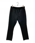 ONE GRAVITYワングラヴィティ）の古着「トリムベルトテーパードトラックパツ」｜ブラック