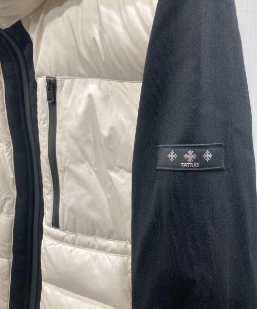 TATRAS（タトラス）TATRAS (タトラス) TARO/フーデッドダウンジャケット アイボリー×ブラック サイズ:04の古着・服飾アイテム