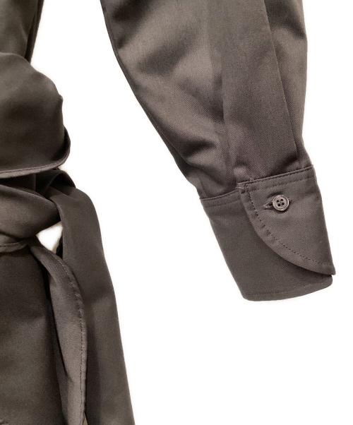 anuans（アニュアンス）anuans (アニュアンス) ラップストレートシャツワンピース ブラウン サイズ:Fの古着・服飾アイテム