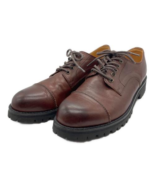 PADRONE（パドローネ）PADRONE (パドローネ) キャップトゥシューズ ブラウン サイズ:SIZE40の古着・服飾アイテム