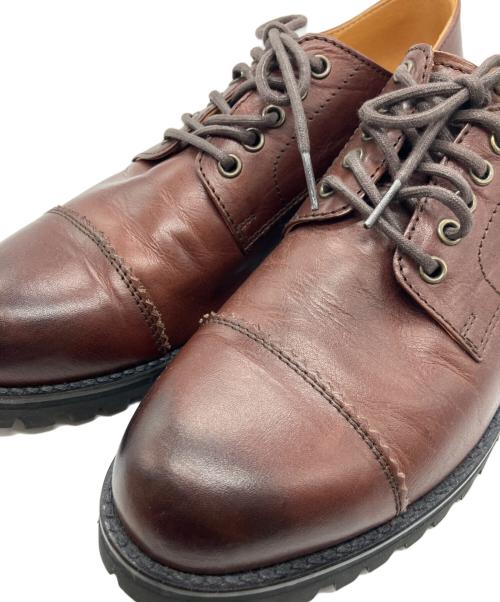 PADRONE（パドローネ）PADRONE (パドローネ) キャップトゥシューズ ブラウン サイズ:SIZE40の古着・服飾アイテム