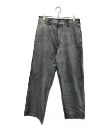 YLEVE（イレーヴ）の古着「13.5oz DENIM TROUSERS FADE」｜グレー