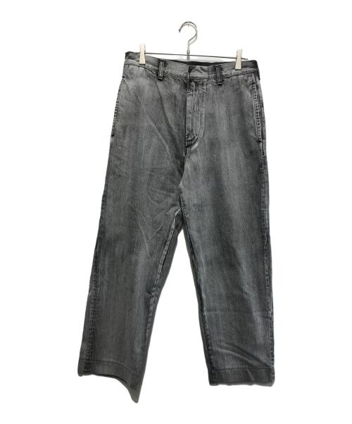 YLEVE（イレーヴ）YLEVE (イレーヴ) 13.5oz DENIM TROUSERS FADE グレー サイズ:3の古着・服飾アイテム