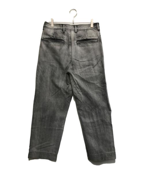 YLEVE（イレーヴ）YLEVE (イレーヴ) 13.5oz DENIM TROUSERS FADE グレー サイズ:3の古着・服飾アイテム