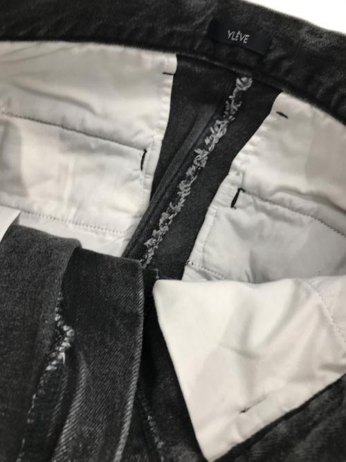 YLEVE（イレーヴ）YLEVE (イレーヴ) 13.5oz DENIM TROUSERS FADE グレー サイズ:3の古着・服飾アイテム
