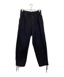 YLEVE（イレーヴ）の古着「WOOL FLANNEL TR」｜ネイビー