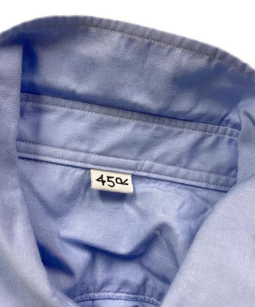 45R（フォーティファイブ・アール）45R (フォーティファイブ・アール) 504オックスのプティローファーシャツ ブルー サイズ:SIZE 2の古着・服飾アイテム