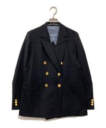 green label relaxing（グリーンレーベルリラクシング）の古着「FM TW 6B ダブル ジャケット」｜ネイビー
