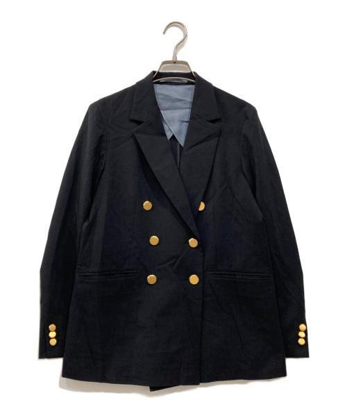 green label relaxing（グリーンレーベルリラクシング）green label relaxing (グリーンレーベルリラクシング) FM TW 6B ダブル ジャケット ネイビー サイズ:36の古着・服飾アイテム