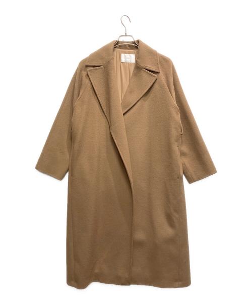 INED（イネド）INED (イネド) ベルテッドラップコート ブラウン サイズ:9の古着・服飾アイテム