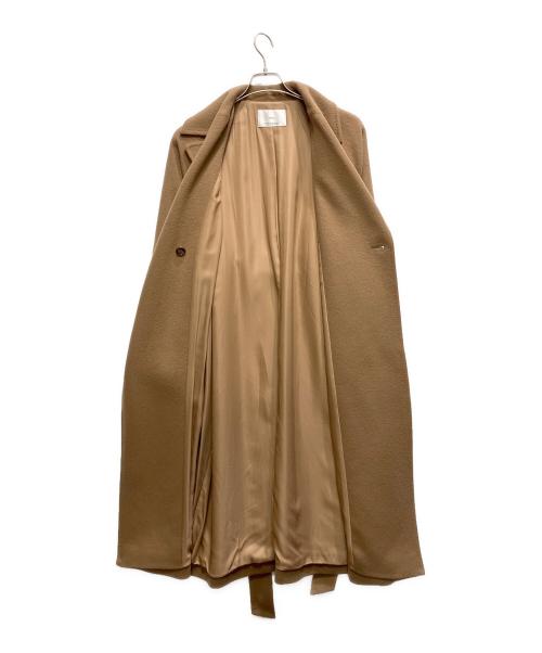 INED（イネド）INED (イネド) ベルテッドラップコート ブラウン サイズ:9の古着・服飾アイテム