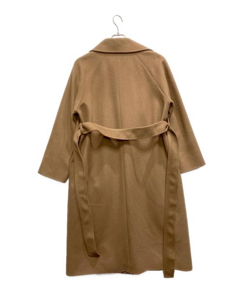 INED（イネド）INED (イネド) ベルテッドラップコート ブラウン サイズ:9の古着・服飾アイテム