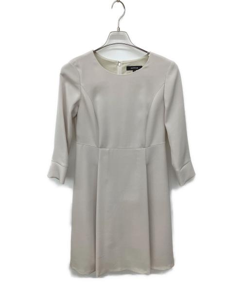 UNTITLED（アンタイトル）UNTITLED (アンタイトル) フレアワンピース ベージュ サイズ:SIZE 1の古着・服飾アイテム