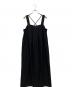 ANOGH（アノフ）の古着「BACK OPEN CAMISOLE DRESS」｜ブラック