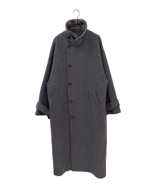 ETRE TOKYO（エトレトウキョウ）ETRE TOKYO (エトレトウキョウ) ミリタリーロングリバーコート グレー サイズ:Mの古着・服飾アイテム