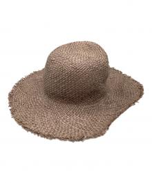 La Maison de Lyllis（ラメゾンドリリス）の古着「ストローハット」｜ブラウン