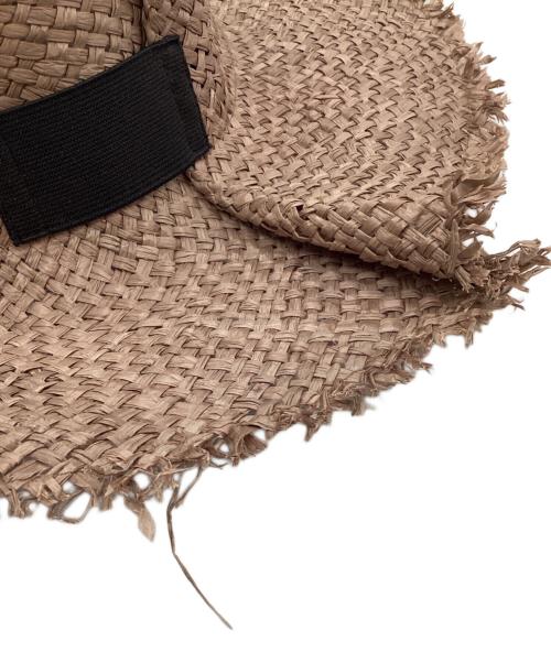 La Maison de Lyllis（ラメゾンドリリス）La Maison de Lyllis (ラメゾンドリリス) ストローハット ブラウンの古着・服飾アイテム