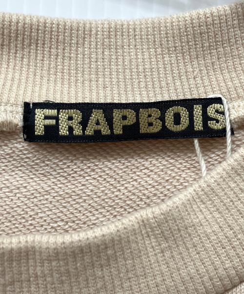 FRAPBOIS（フラボア）FRAPBOIS (フラボア) ペーパーカッティング スウェット ベージュ サイズ:1の古着・服飾アイテム