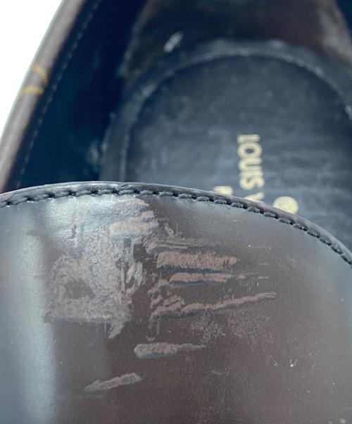 LOUIS VUITTON（ルイ ヴィトン）LOUIS VUITTON (ルイ ヴィトン) LV金具ローファー ブラウン サイズ:8の古着・服飾アイテム