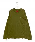 SUPREMEシュプリーム）の古着「Small Box L/S Tee」｜オリーブ