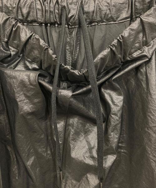 BEARDSLEY（ビアズリー）BEARDSLEY (ビアズリー) レザー調ギャザーパンツ ブラック サイズ:1の古着・服飾アイテム